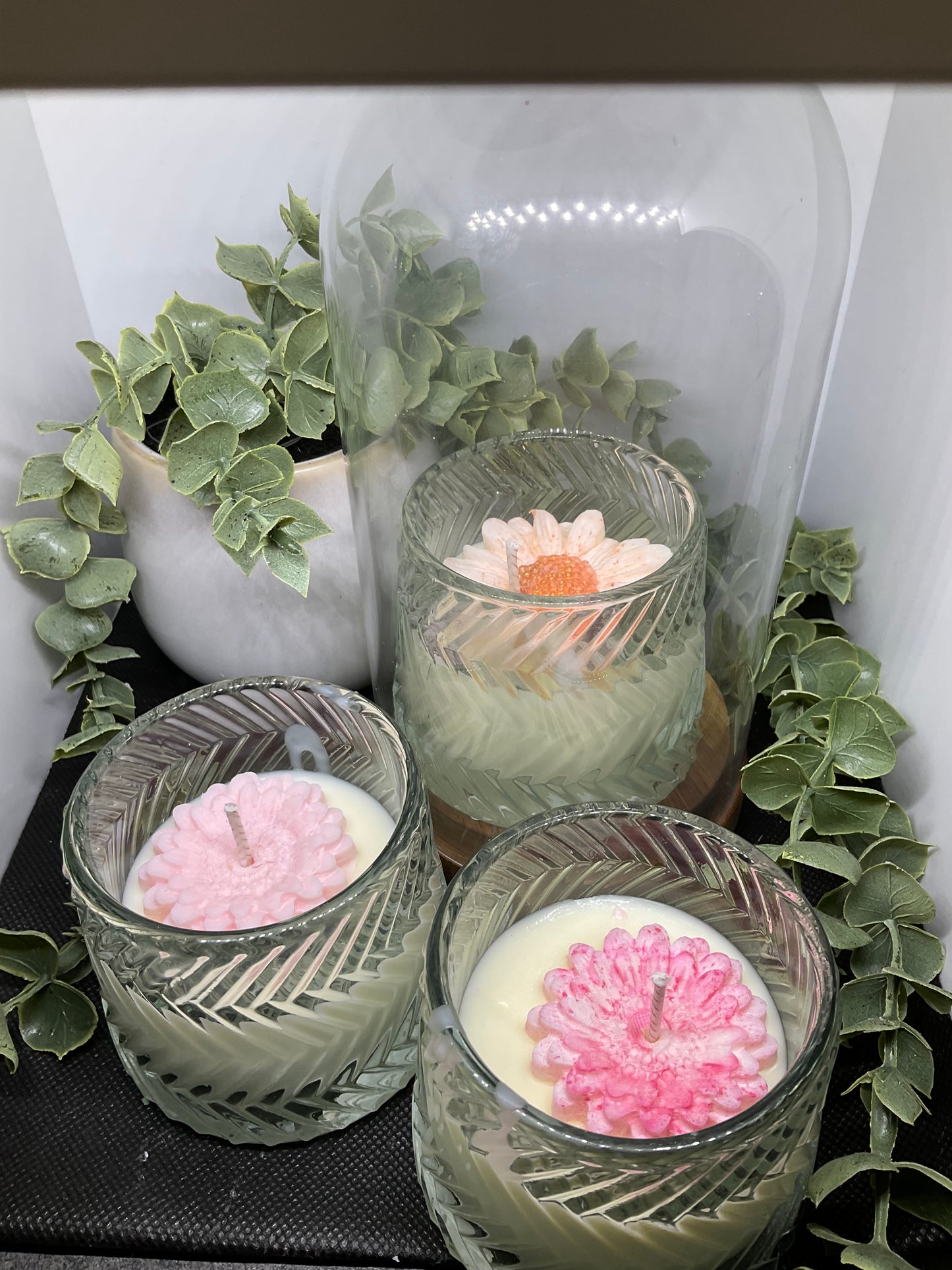 Flower Topper Candles