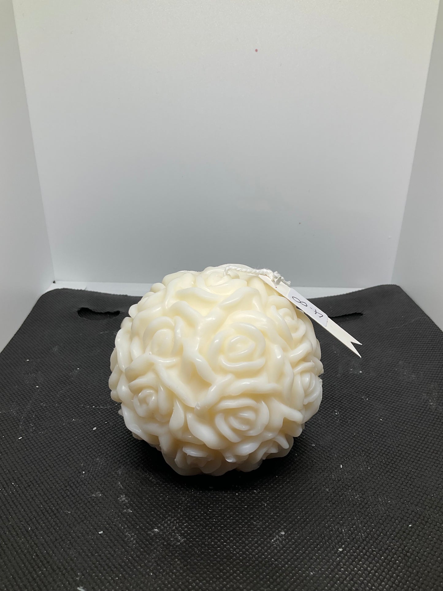 Rose ball candle